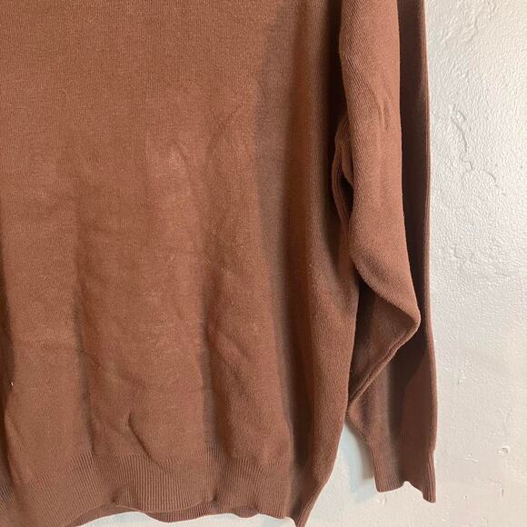 Casa Vincente Brown Wool Blend Pullover Sweater - Picture 3 of 4